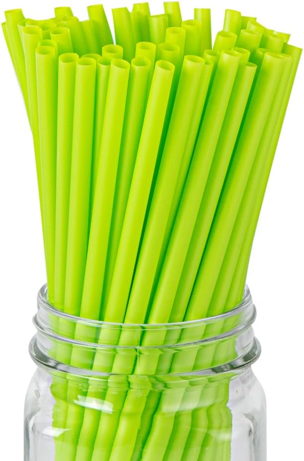 Restaurantware-Basic Nature 8.3 Inch Disposable Straws, 2000 Sustainable Straws - Sturdy, Won't Alter Flavors, Midnight Blue PLA/PBAT Straw, For Hot And Cold Drinks