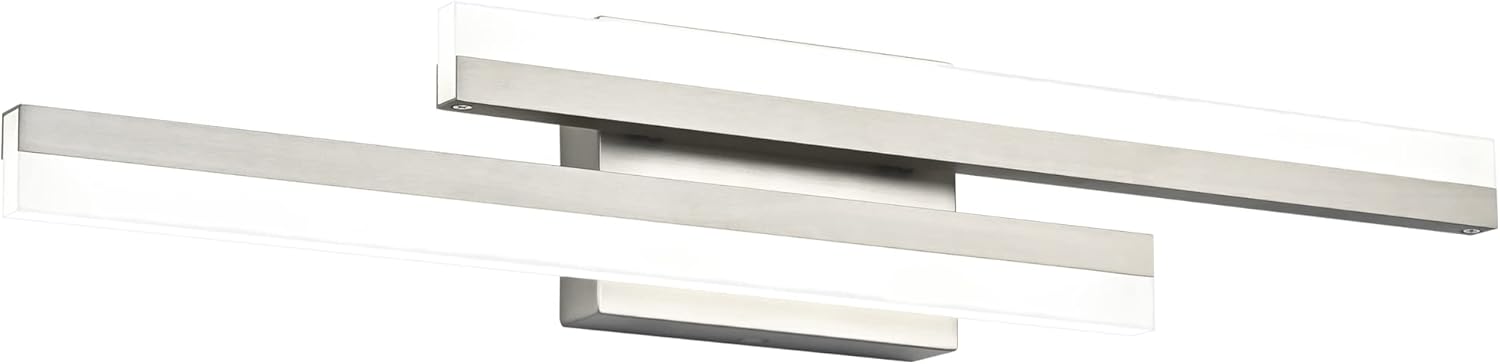 PRESDE 32inch Black Bathroom Light Fixtures Over Mirror LED Vanity Light for Bathroom Modern Bath Vanity Lighting Bar Dimmable