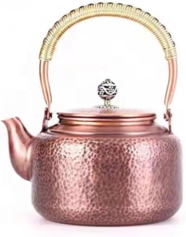 Copper Teapot Handmade Hammer Pattern Brewing Kettle Thickening Resistance