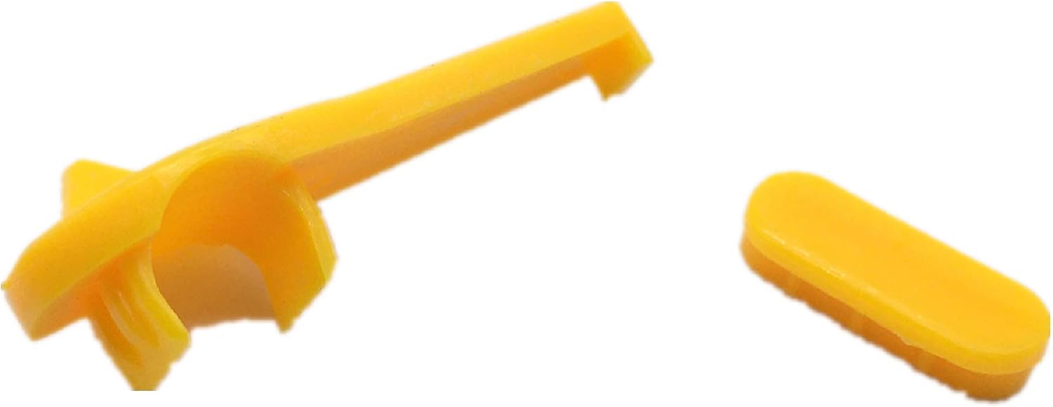 Tire Changer Plastic Insert, Tire Machine Guard, Wheel Rim Edge Protector for Mount Duck Head, Nylon Tyre Demount Fitting Head Part, 6 Front (Upper) + 6 Rear (Lower) Insert Kit/Pack, 5 Packs, 03YKM