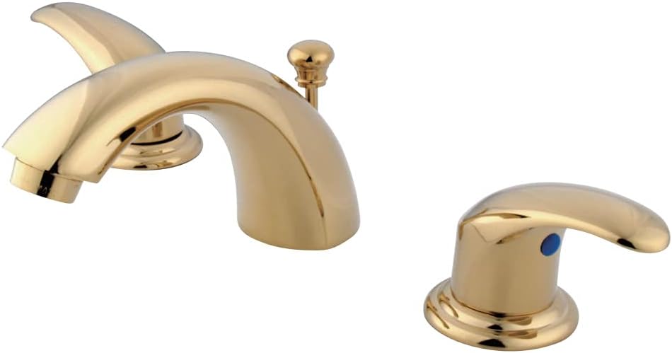 Kingston Brass KB6952LL Legacy Mini Widespread Lavatory Faucet with Pop-Up, Polished Brass