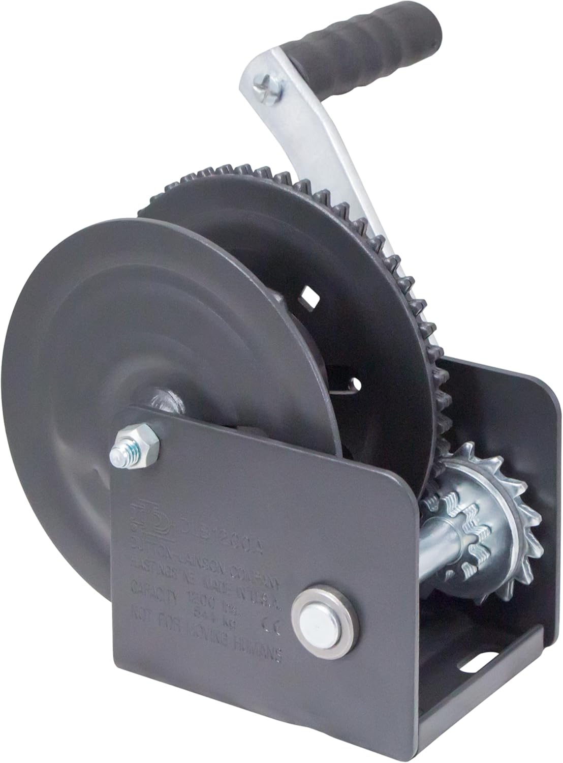 Dutton-Lainson Company - Brake Winch - 350 to 2500 lb Capacity - Rust-Resistant and Power Coated Finish for Heavy Equipment, Hauling and Lifting Operations - Made in USA