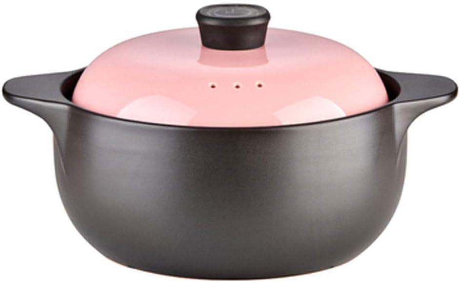 Ceramic Cookware Casserole Korean Cooking Pot Heat-Resistant For Kitchen Stew Cooker(D)