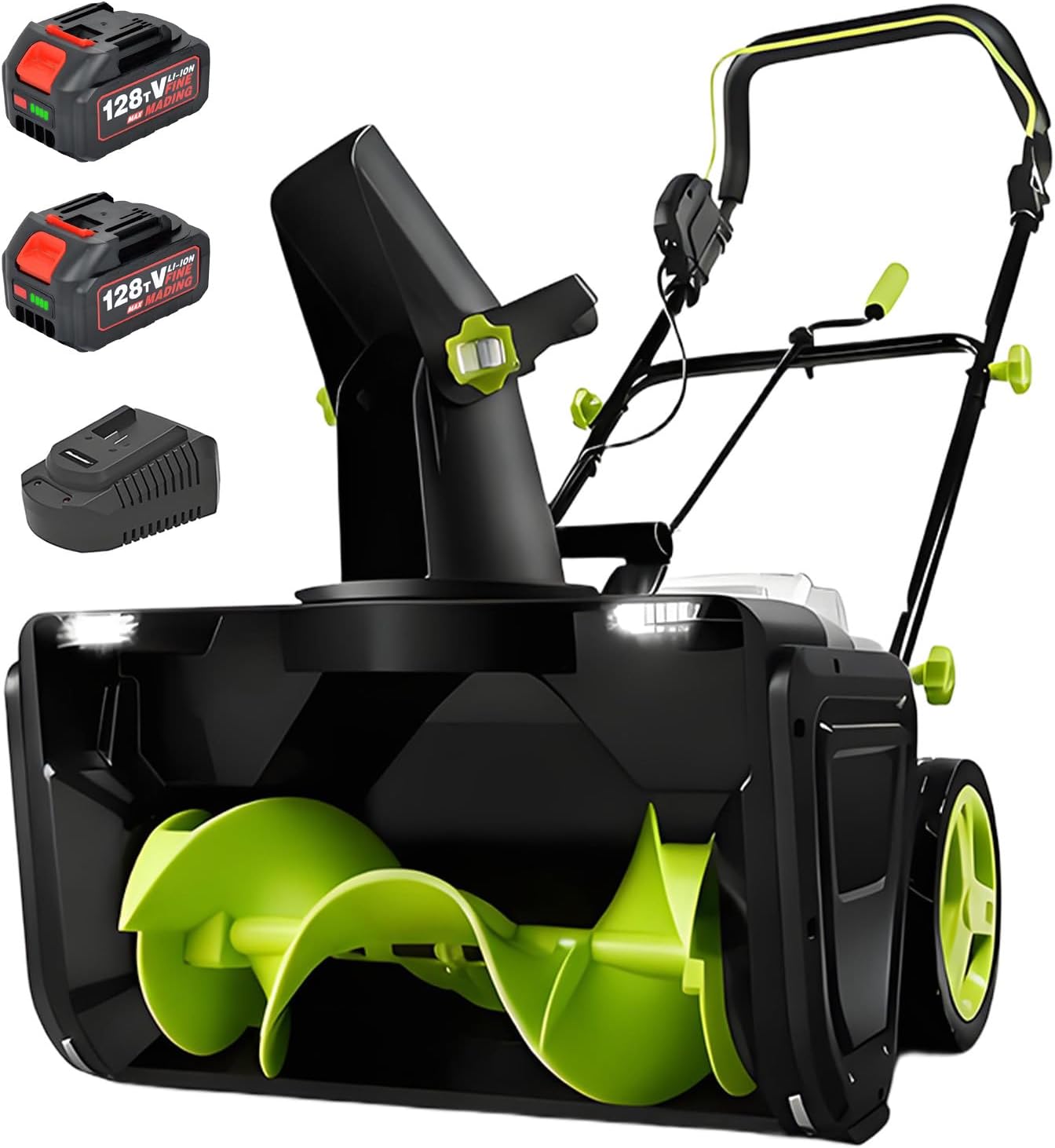 BANGBANGJI Snow Blower Cordless, 40V Snowblower Battery Powered 3500 W Brushless Motor, 20