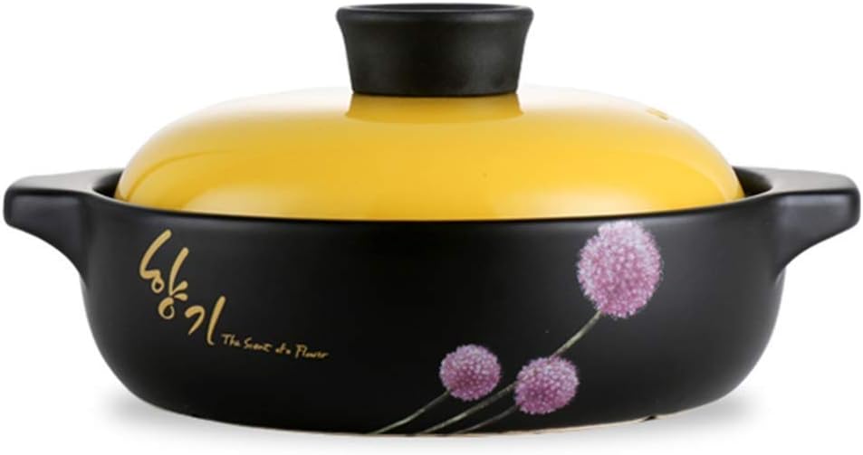 Korean cover a variety of casserole cooker high temperature flame home gas ceramic pot soup porridge(C)