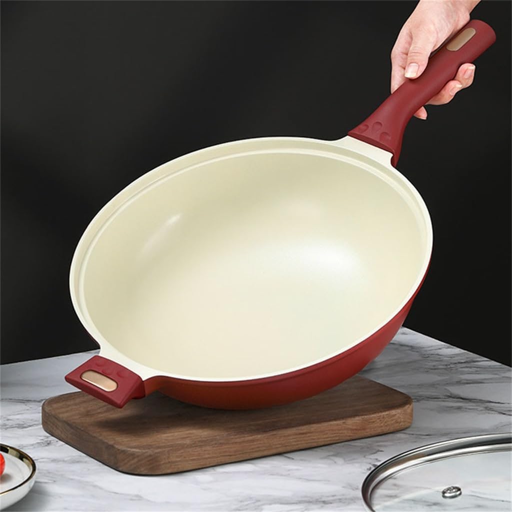 Ceramic Non-stick Frying Pan Household Uncoated Induction Cooker