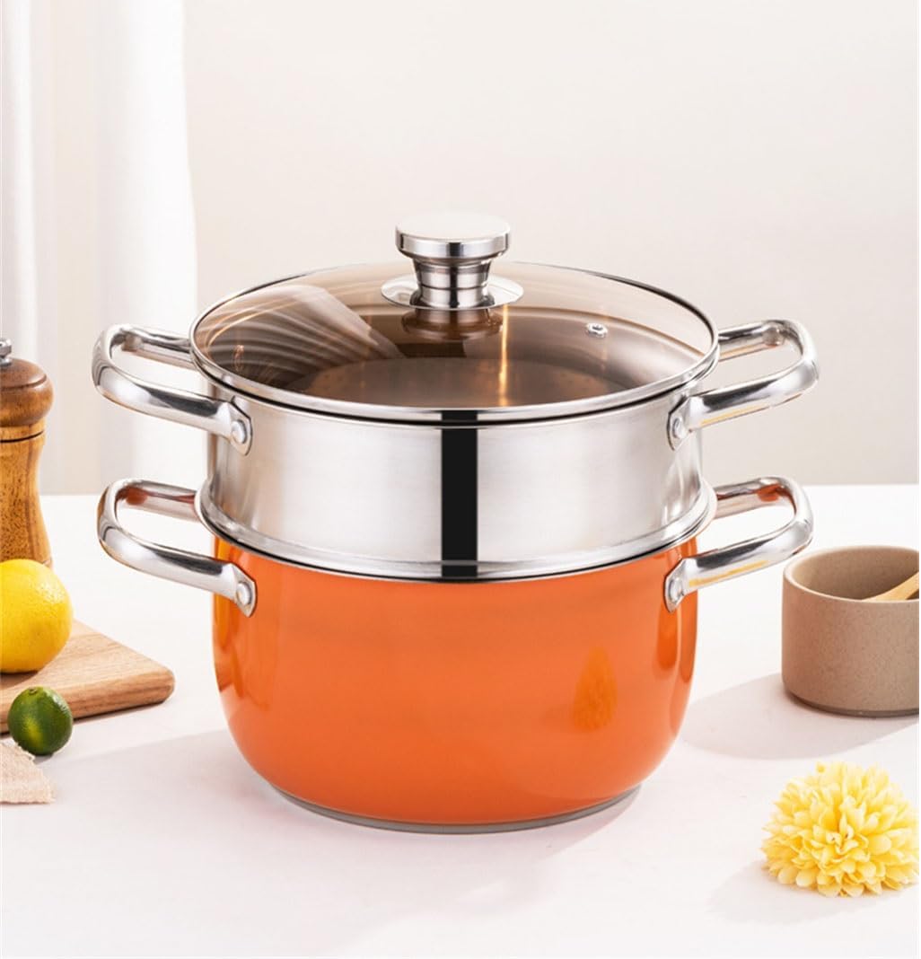 Thicker Stainless Steel Soup Steamer Multifunctional Soup Pot Household Large Capacity Soup Pot
