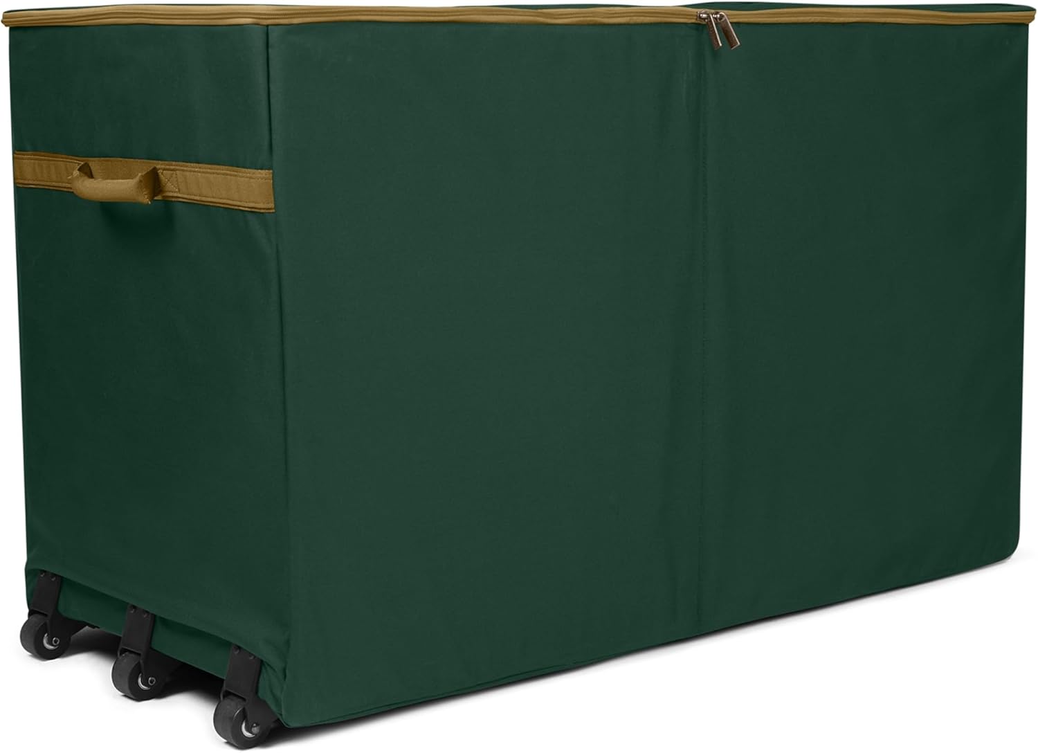 Covermates Keepsakes Christmas Tree Structured Rolling Storage Bag - Superior Protection, Reinforced Handles - Holiday Storage, Red