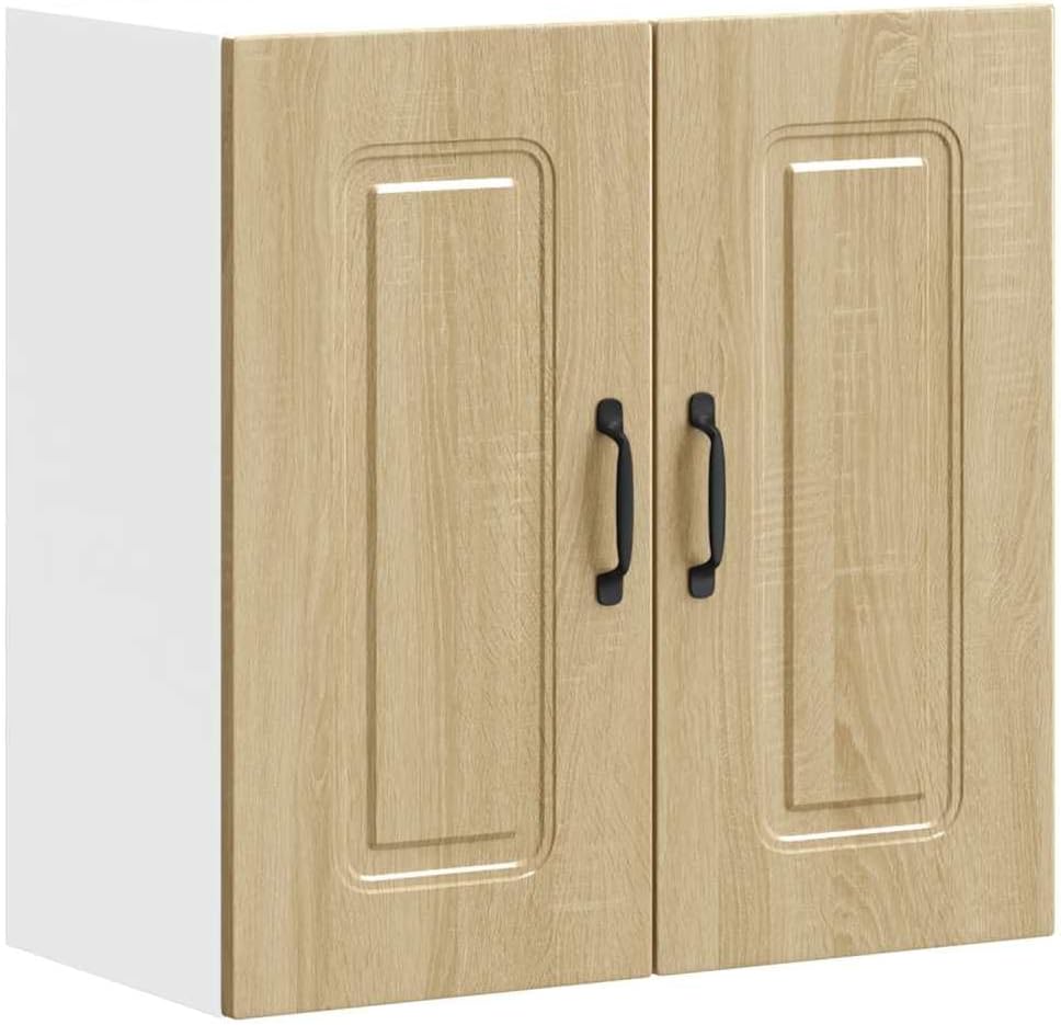 vidaXL Kitchen Base Cabinet Brown Oak Engineered Wood Standard