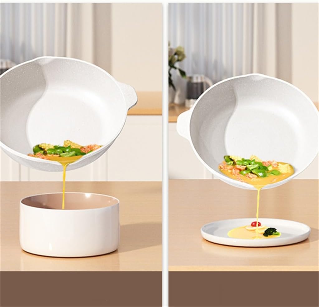 Die-cast Frying Pan Non-stick Household Deflector