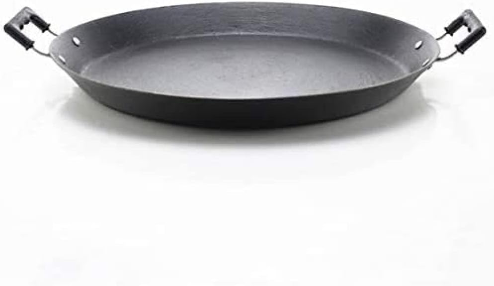 Oversized Cast Iron Skillet, 50Cm Large Commercial Frying Pan, Multi-Function Flat Griddle for BBQ, Pancakes, Outdoor Cooking, Gas & Open Flame Use-One Color-50cm