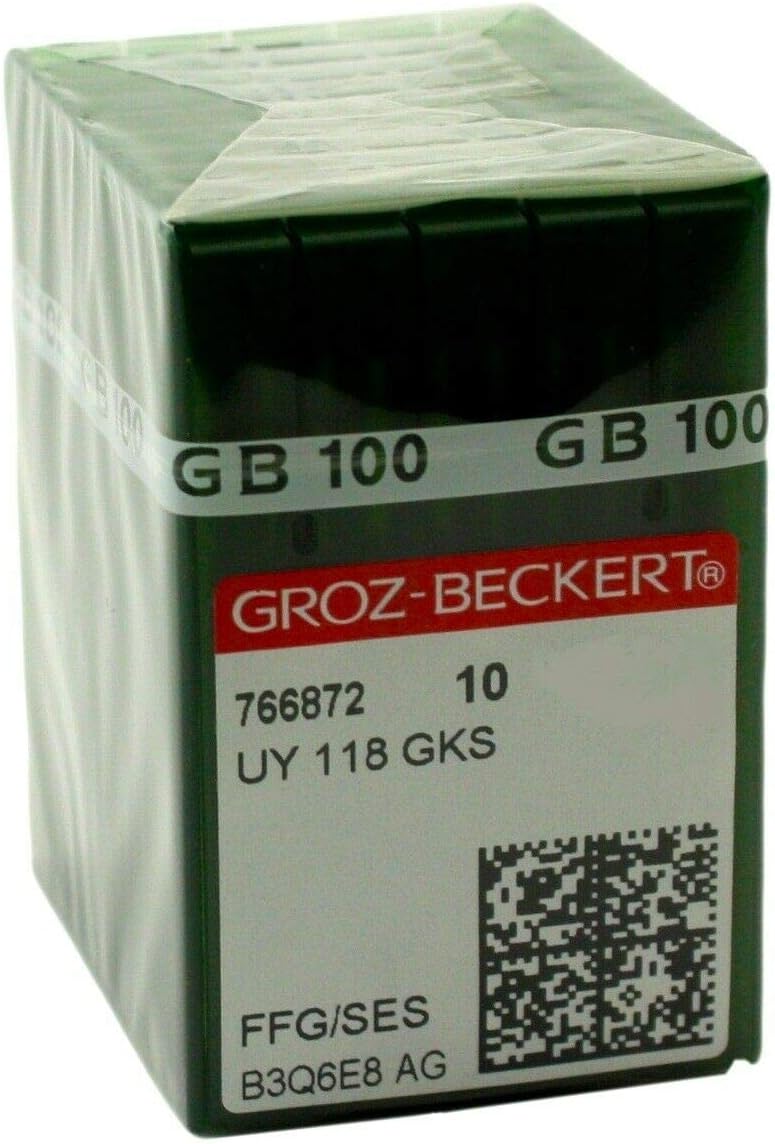 100 Groz-Beckert UY118GKS FFG Point Sewing Machine Needles-Size 80/12