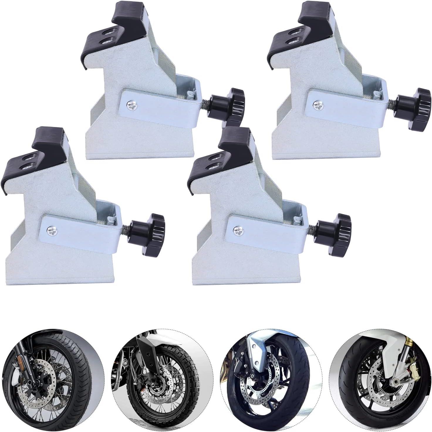 4pcs Wheel Rim Adaptor Motorcycle ATV Tyre Changer Clamp Jaw Tire Remove Tool (Tire Changer Adapters 1)