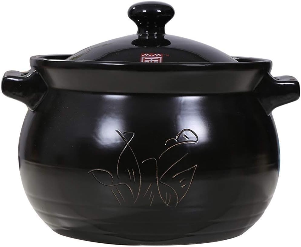 Casserole - Steamer，Kitchen Pre Seasoned Cast Iron With Handle And Cover