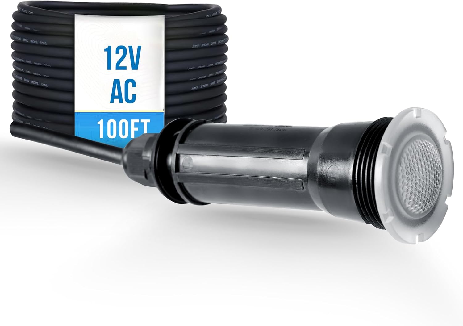 Pool Lights for Inground Pool, Direct Replacement for Pentair GloBrite, 1.5 Inch LED Color Inground Pool & Spa Light, IP68 Waterproof, AC12V, 100 ft Cord