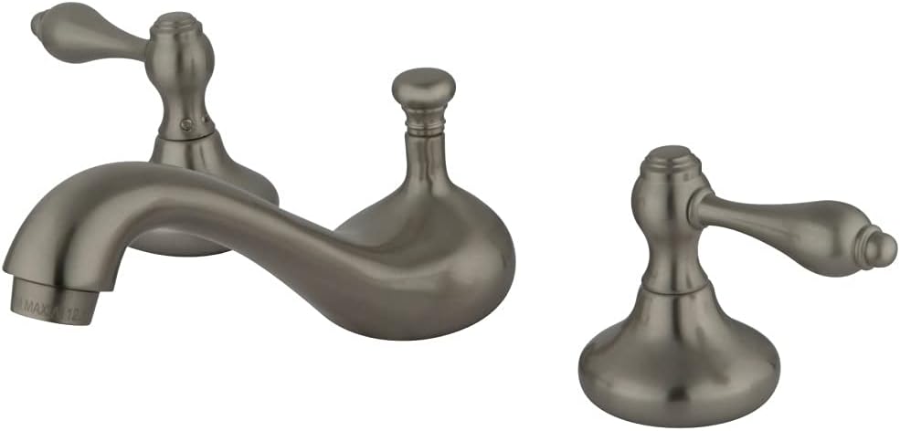 Kingston Brass KS941AL Victorian 8-Inch Widespread Lavatory Faucet, Polished Chrome