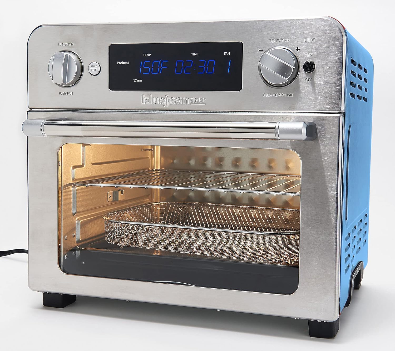 Blue Jean Chef 23L Digital Air Fryer Toaster Oven (Renewed)