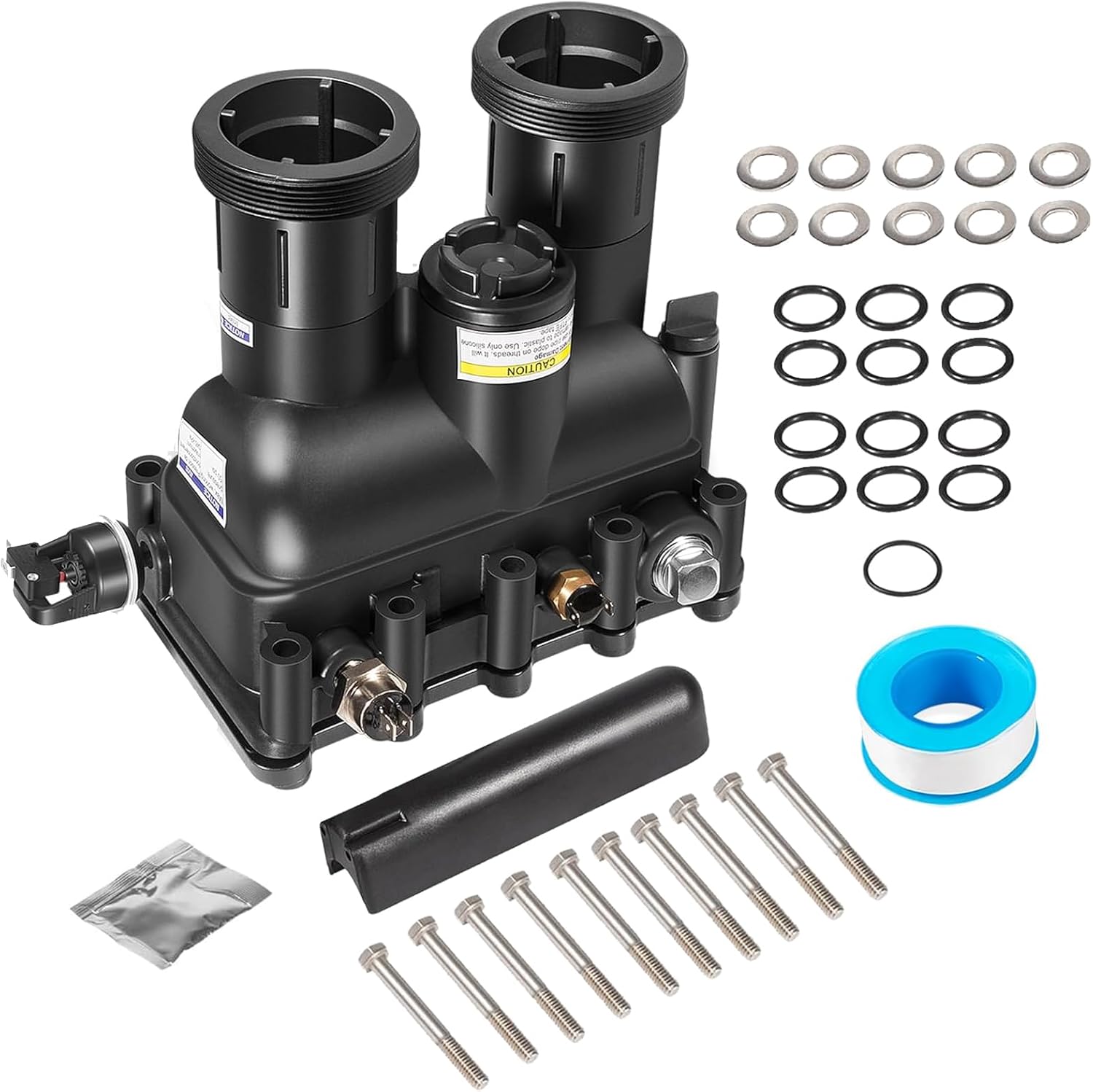 YMT 77707-0016 Fits for Manifold Replacement Kit Pool and Spa Heater Compatible with MasterTemp/Max-E-Therm 400