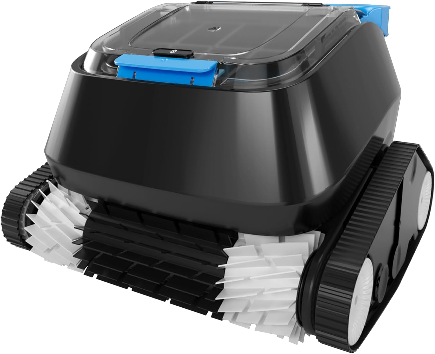 Black Pearl Ultra Robotic Pool Cleaner – Battery-Powered Inground Vacuum for Pools Up to 10 Ft Deep – Wall Climber – 150 Min Runtime – 7 Quart Top Load Filter – 2-Year Warranty