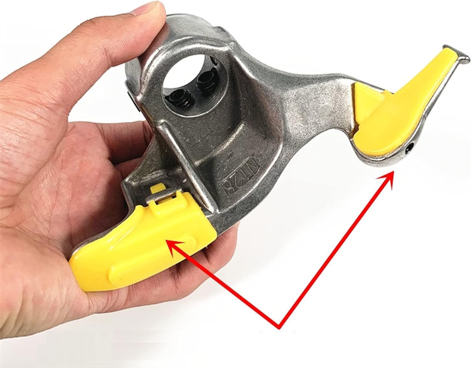 Tire Changer Plastic Insert, Tire Machine Guard, Wheel Rim Edge Protector for Mount Duck Head, Nylon Tyre Demount Fitting Head Part, 6 Front (Upper) + 6 Rear (Lower) Insert Kit/Pack, 5 Packs, 17YCL