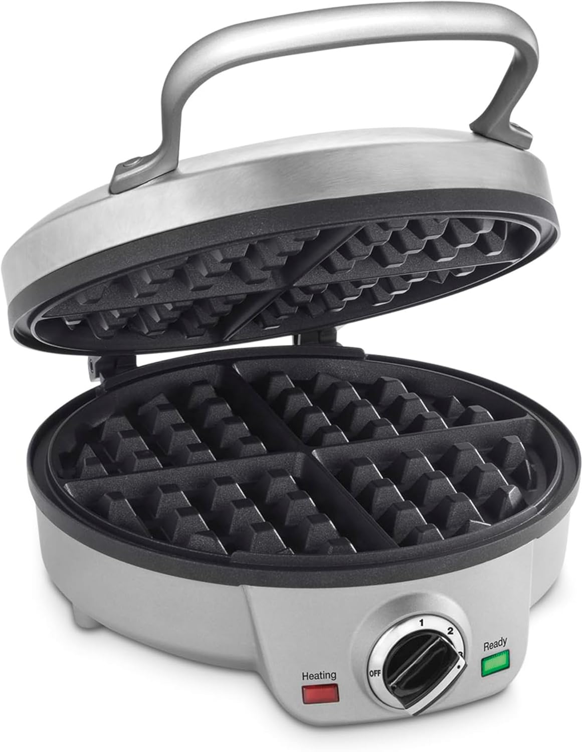 Cuisinart WAF-300P1 Belgian Waffle Maker with Pancake Plates, Brushed Stainless
