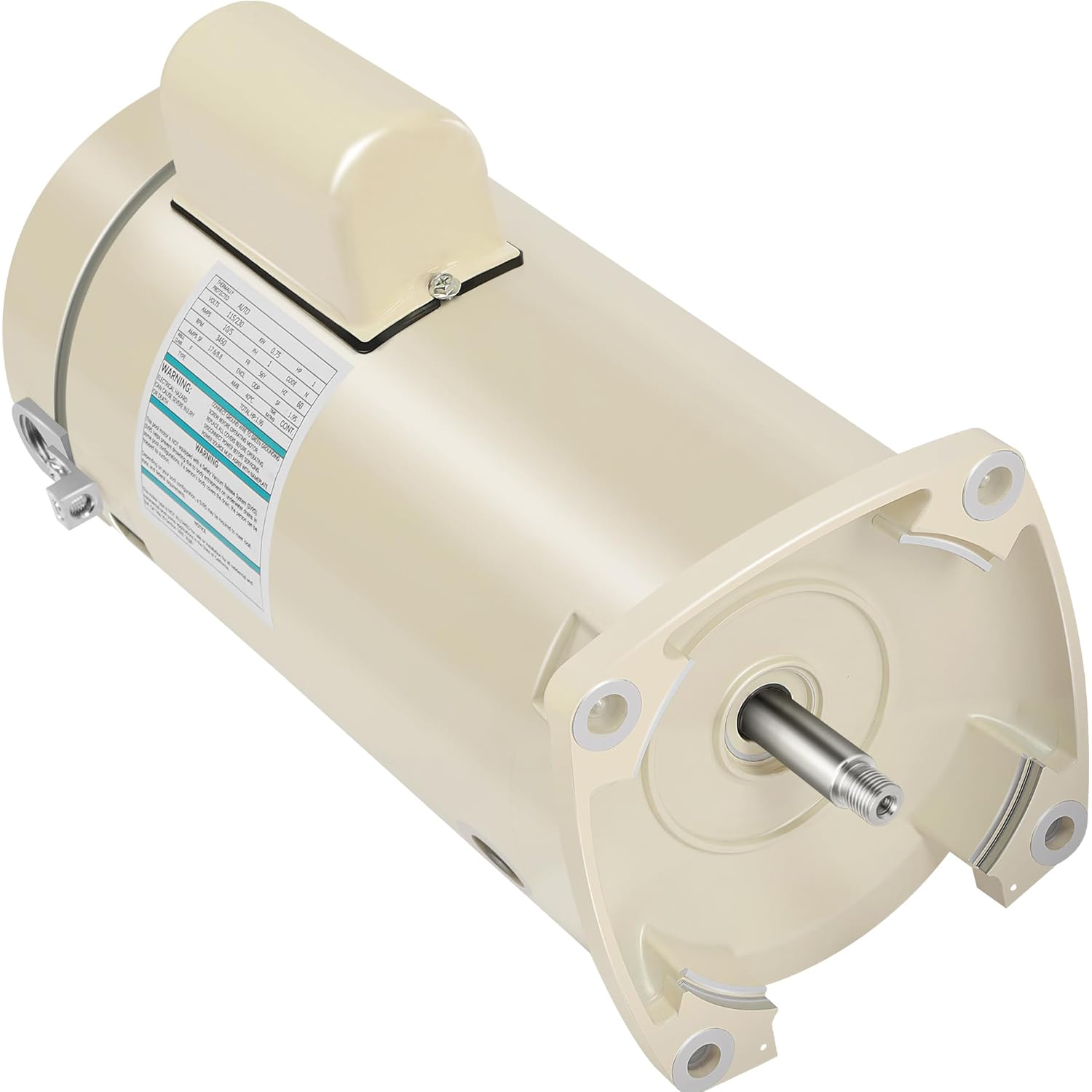 355010S Pool Pump Motor 1HP, Fit for Pentair Whisperflo 1 HP, 3450 RPM, 1 Speed, 115/208-230 V, Energy Efficiency, Swimming Pool Motor