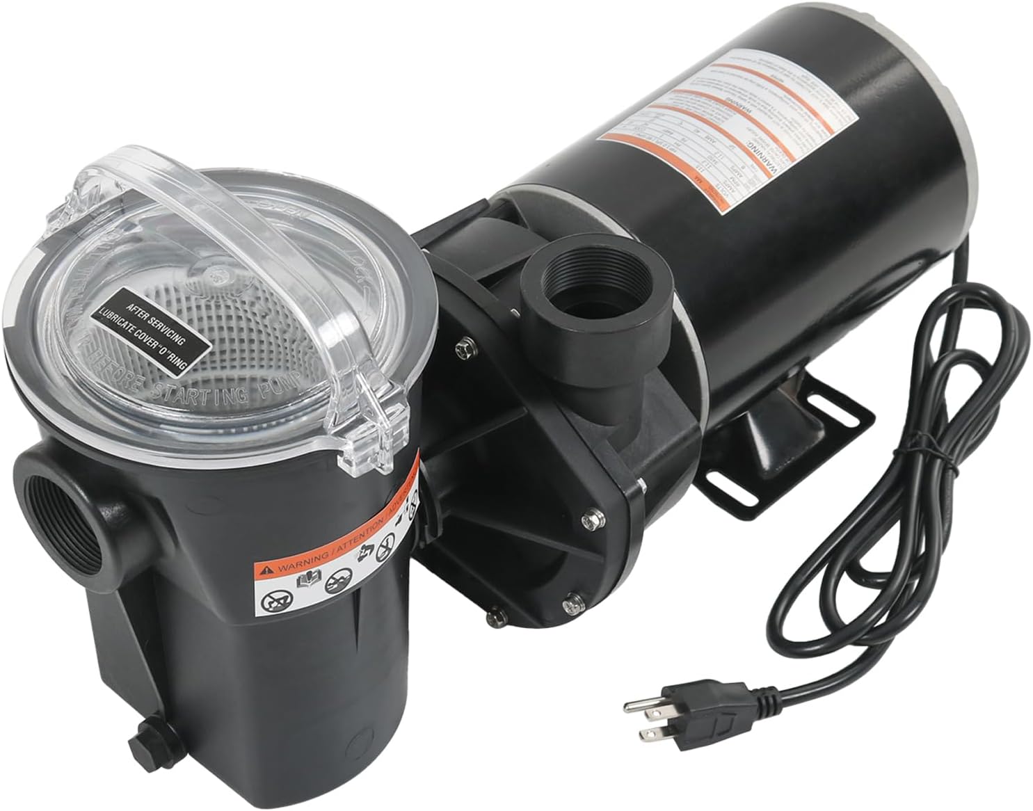 Pool Pumps Above Ground 1.5 motor HP W3SP1580X15 Power Flo LX Single Speed Swimming Pools Pump 115V,11.2A,60HZ,3450RPM for In-Ground Pool and Spa