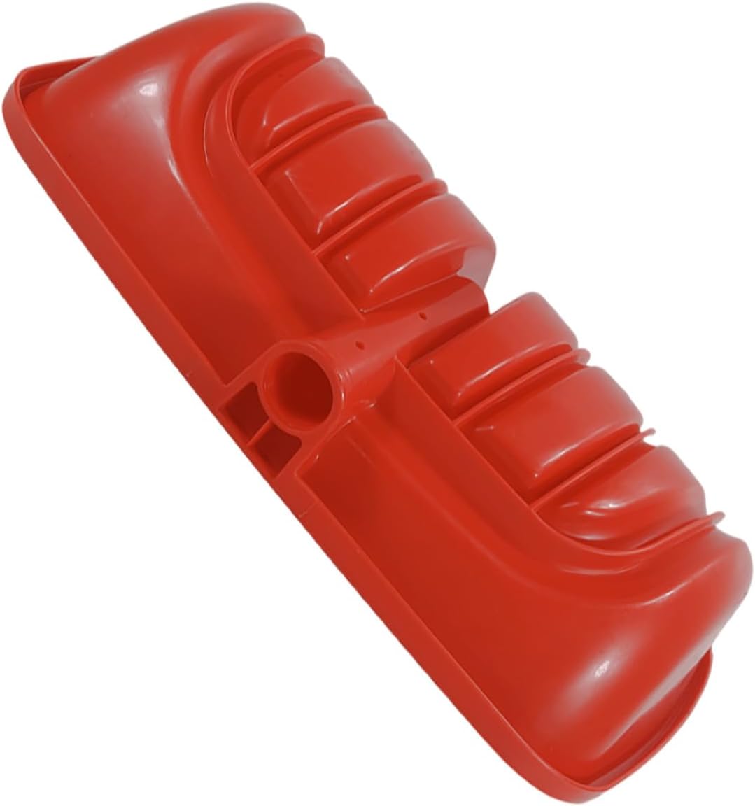 Wide Plastic Snow Shovel Head Replacement for Driveway Snow Removal Lightweight Labor-Saving Cleaning Trash Scoop Wear-Resistant Design for Poultry Feed and Garbage Red