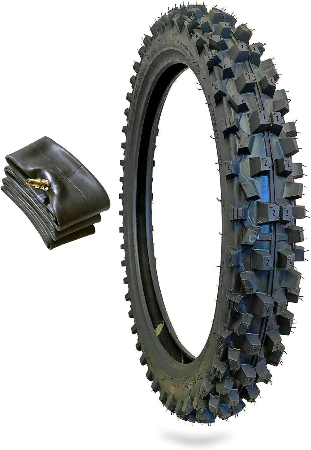 90/90-21 Off Road Dirt Bike Motocross Front Tire and Tube Combo