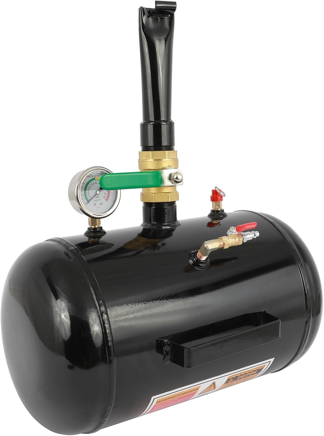 10 Gallon Air Tire Bead Seater 145PSI Blaster Tool Seating Inflator w/Gauge Air Blaster Tool Handheld Tire Seating Blaster Auto Repair Tool Truck ATV,Yellow