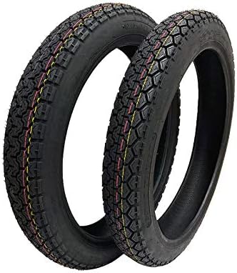 TIRE SET COMBO: Front Tire 2.75-18 and Rear Tire 3.00-18 for Motorcycles 125cc
