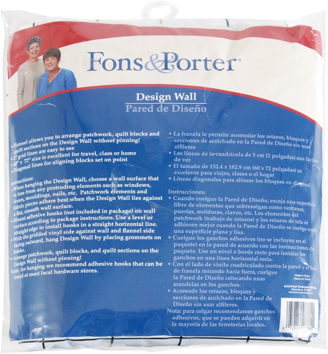 Fons & Porter Notions Instant Flannel Design Wall 60