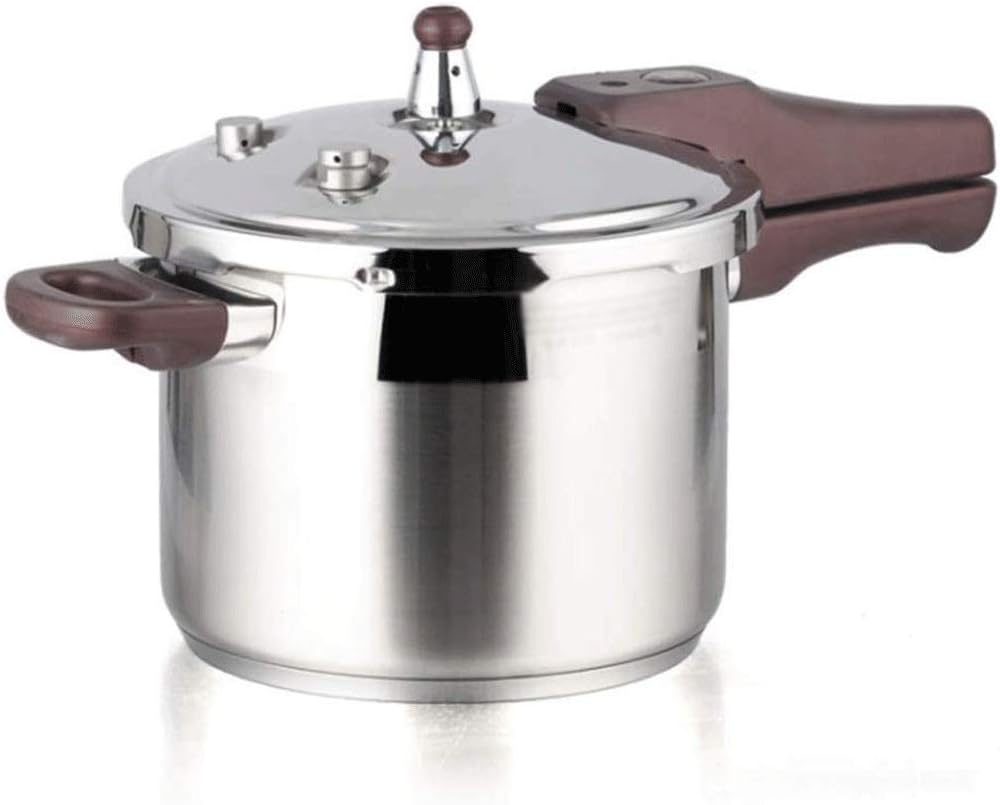 Multi-Setting Pressure Cooker with Accessories - Polished Stainless Steel Gas Stove Induction Cooker Universal