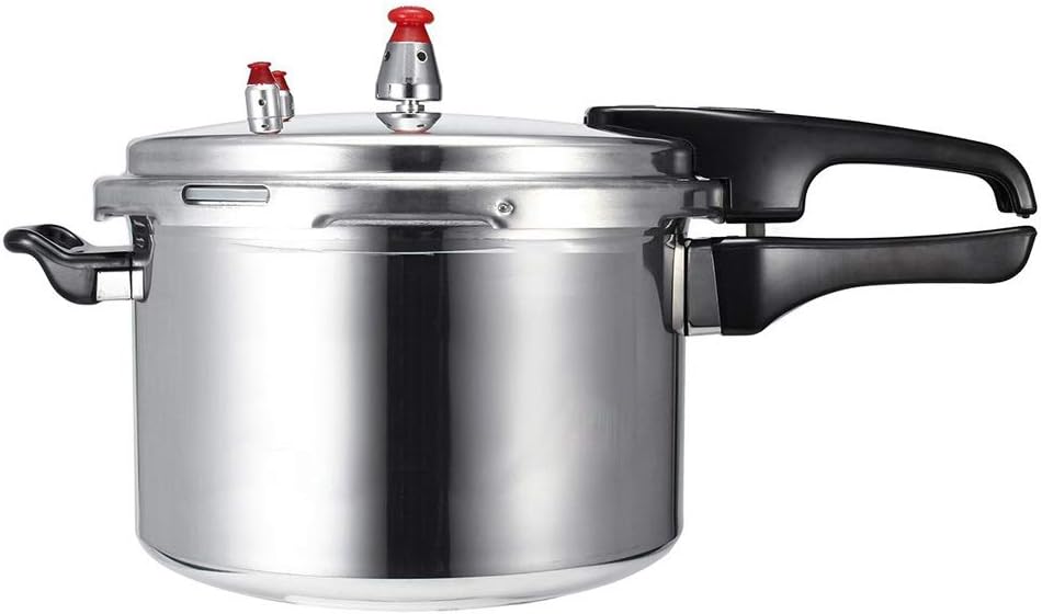 Aluminium Alloy Kitchen Pressure Cooker Gas Stove Cooking Energy-Saving Safety Protection Outdoor Camping Cookware,One Color-0.1 Quarts