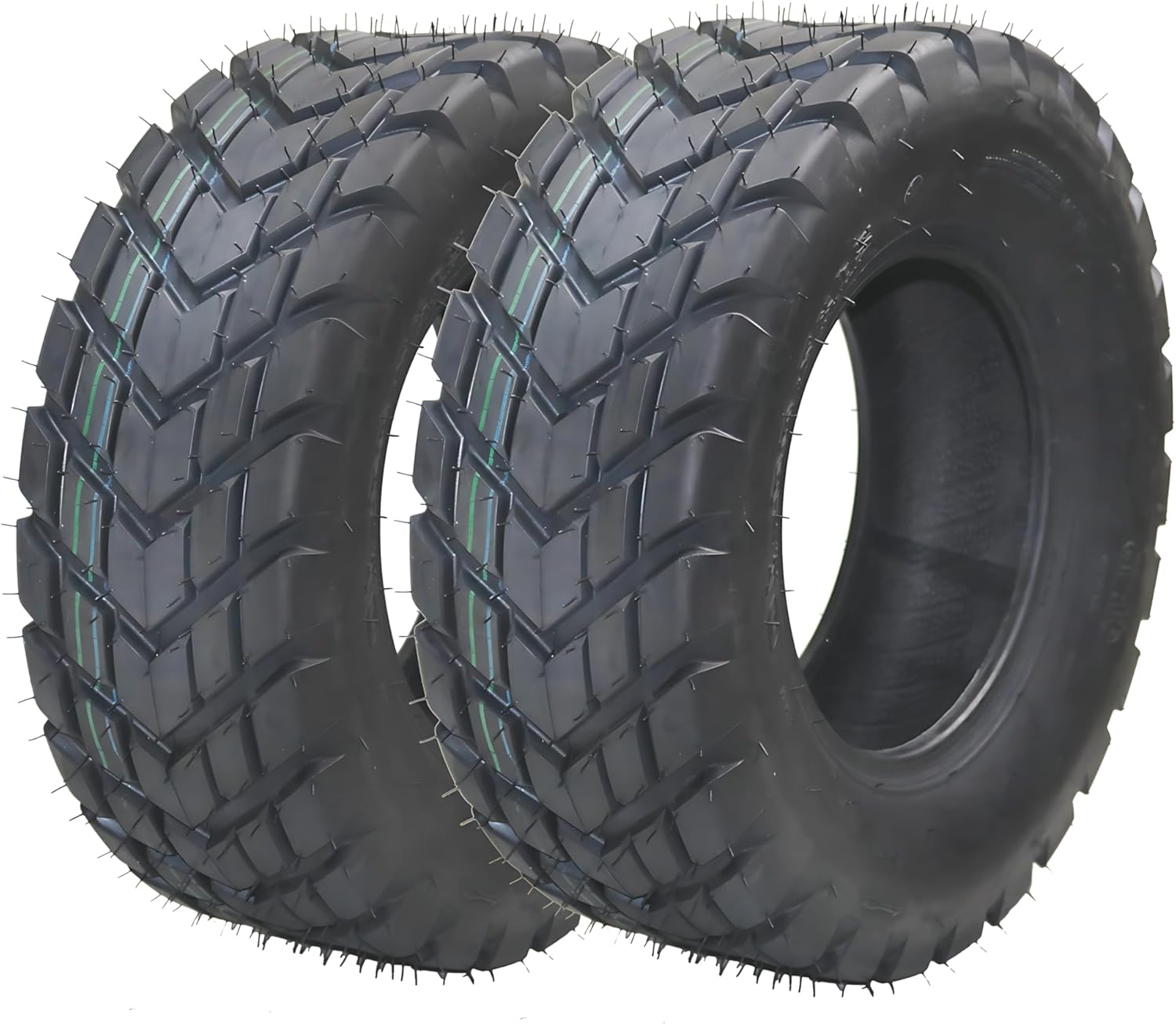 2 Pack 18x9.50-8, 4 PR All-Terrain Tire, 18x9.50x8 Trail Sand Mud ATV UTV Off-Road Tires, Tubeless
