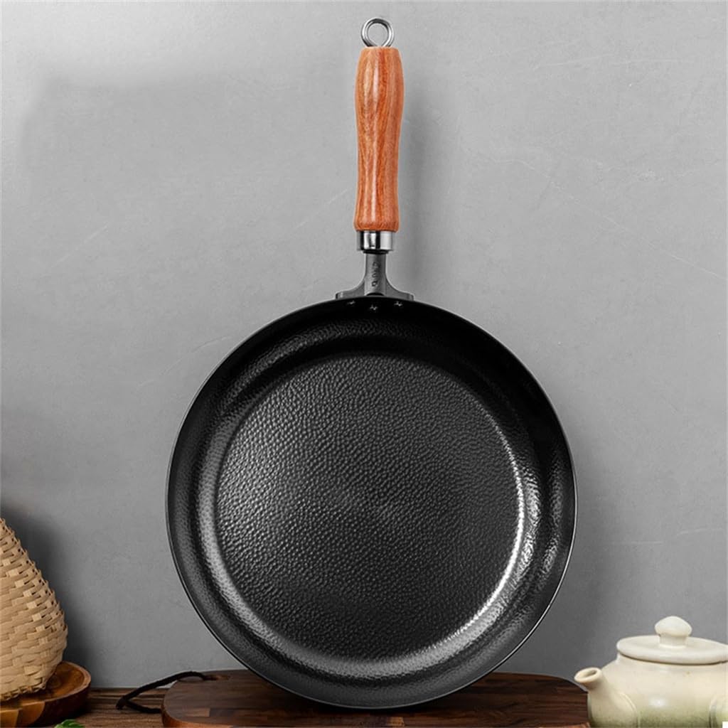 Pan Frying Hammered Household Uncoated Flat Non-stick Omelette Gas Stove Universal