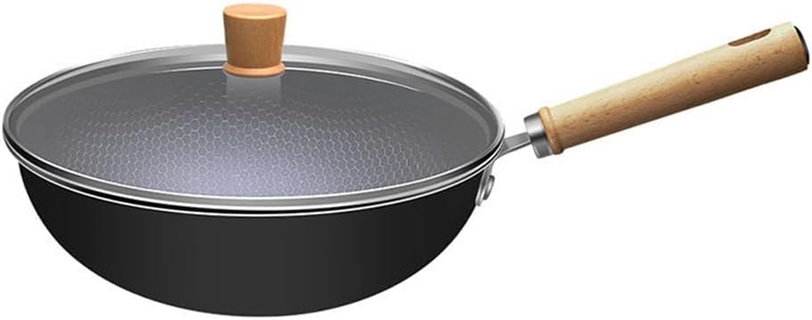 Non-stick Iron Pan Stainless Steel Frying Gas Stove Household Kitchen Cookware