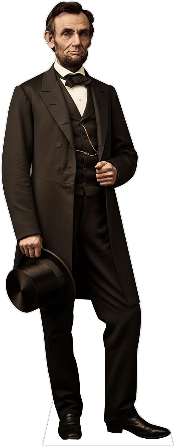 Life Size Cardboard Cutout Historical Figure Cutouts, 8 ft George Washington Standee Standup, for Party, Classroom, Museum, President Day, Events