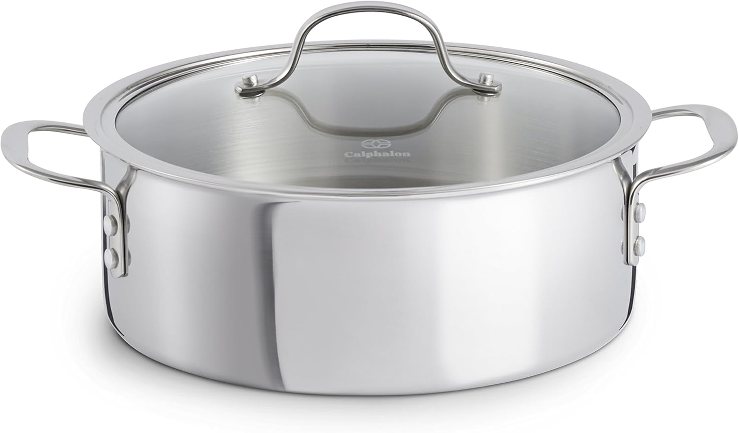Calphalon Tri-Ply Stainless Steel Cookware, Dutch Oven, 5-quart