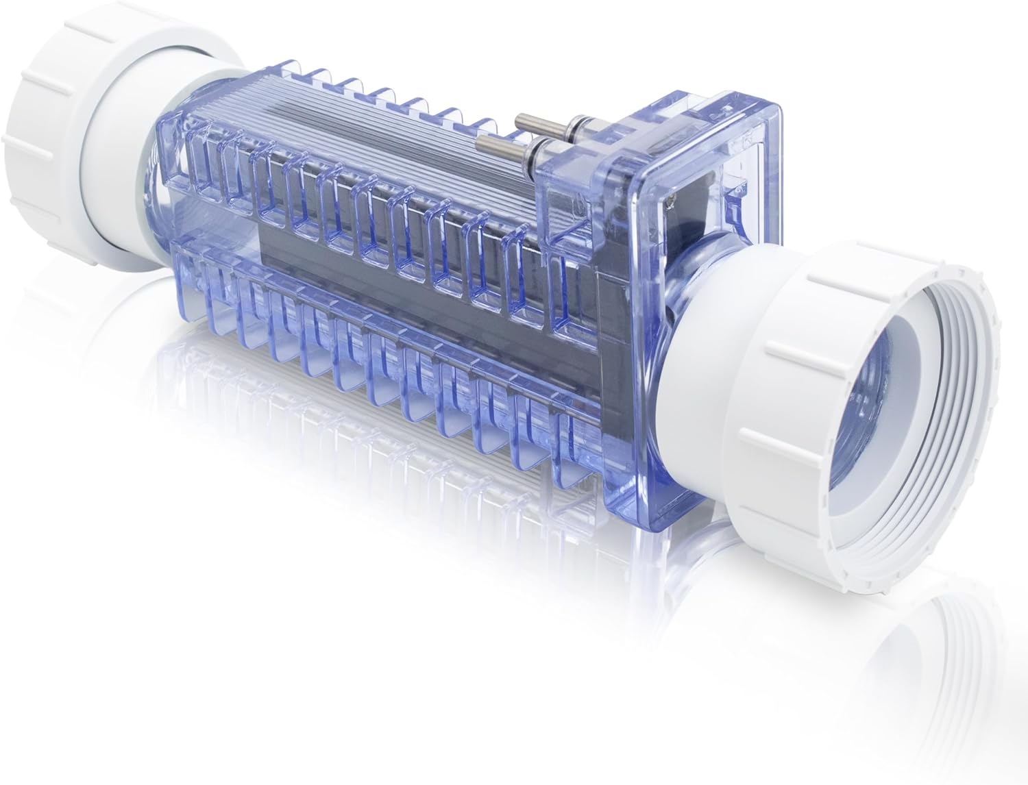 PPC1 Replacement Salt Cell with Unions Compatible with Autopilot Pool Pilot Digital Systems, Replaces RC-35/22, RC-5, SC-36, AP-150 Salt Chlorine Generator Cell, Fits for Pools up to 40,000 Gallons