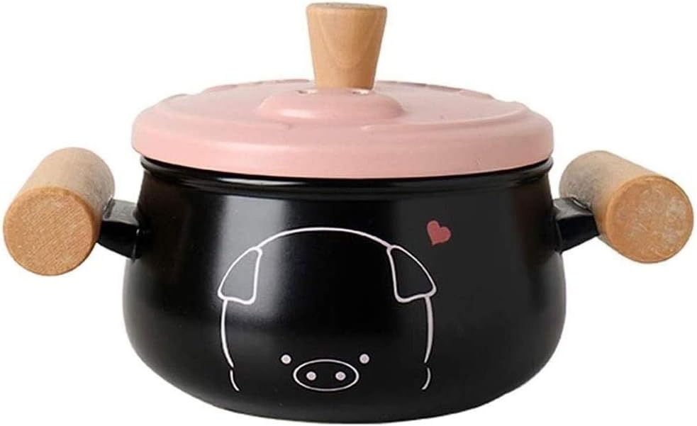 Ceramic Casserole Nordic Round Cooking Pot Household Kitchen Supplies Saucepan Cookware