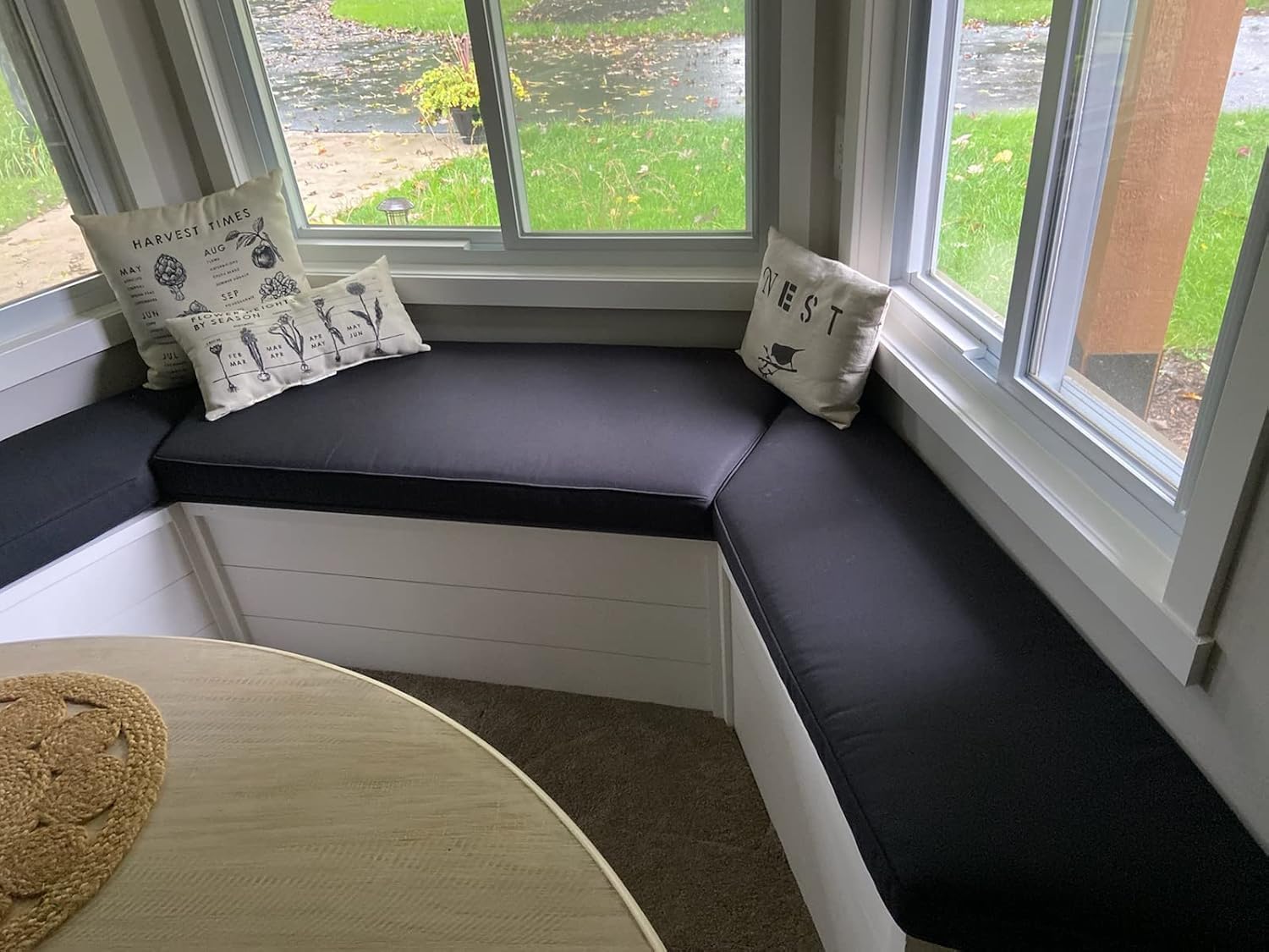 Tough Luxury Extra Firm Foam High Density 2.8 lb 82'' x 24'' x 3'' ILD 60 RV and Camper Cushions Seat Cushion Couch Replacement, Cushion Replacement for Heavier Weight Person