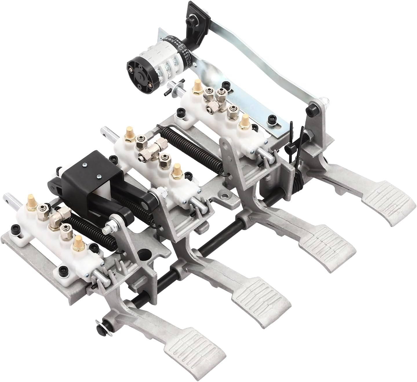 Tire Changer Machine Aluminum Frame 4 Pedal, Tire Removal Machine Frame 4 Pedal, Foot Control Air Valve for Auto Repair Stores, Auto Workshops, The Car Tire Changer