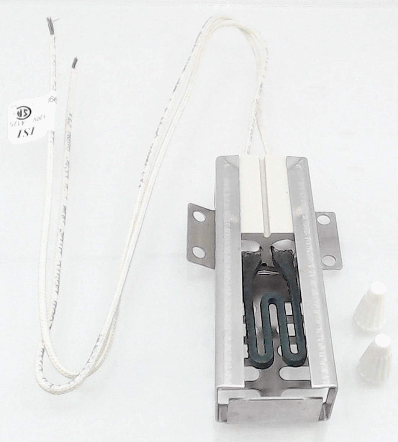 (KS) 316489404 5304506545 AP6036346 PS11770500 Gas Oven Range Igniter Exact Replacement for Electrolux Frigidaire Gibson Kelvinator - Two Prong Molex Plug Attached