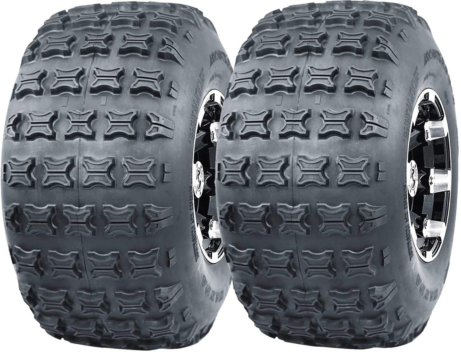 WANDA 18x9.5-8 ATV Tire Set Polaris Outlaw Predator Sportsman Scrambler 90 110