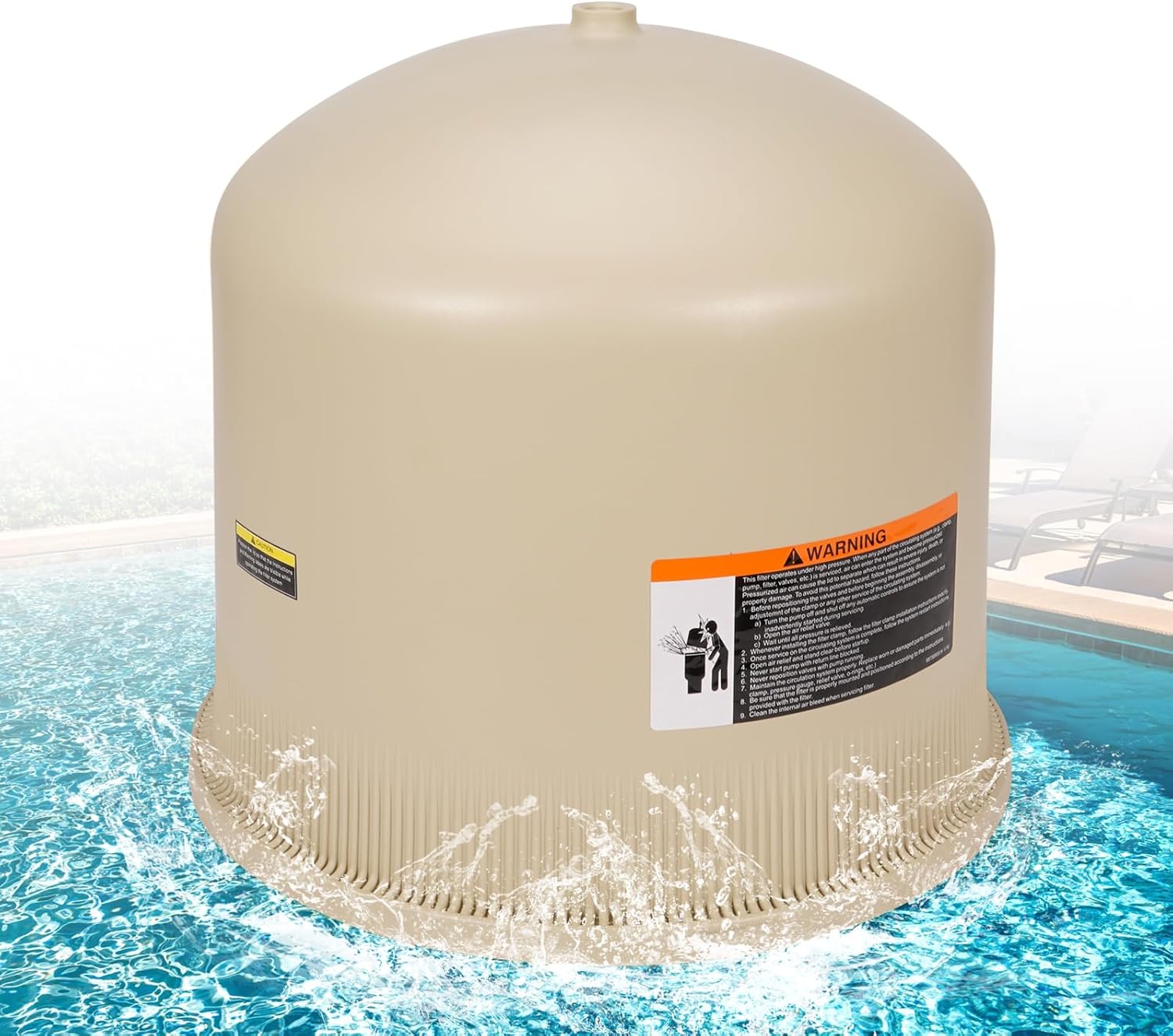 170021 for Pentair 48 Sq. Ft. Tank Lid Assembly Compatible with Pentair Nautilus FNS Plus FNSP48 Pool and Spa D.E. Filter Parts