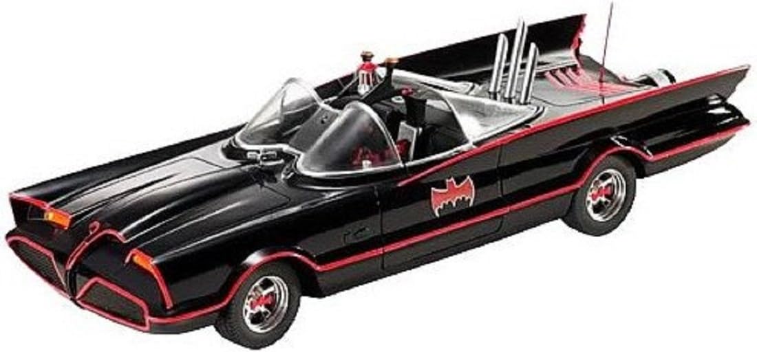 Mattel Hot Wheels 1:18 1966 TV Series Batmobile