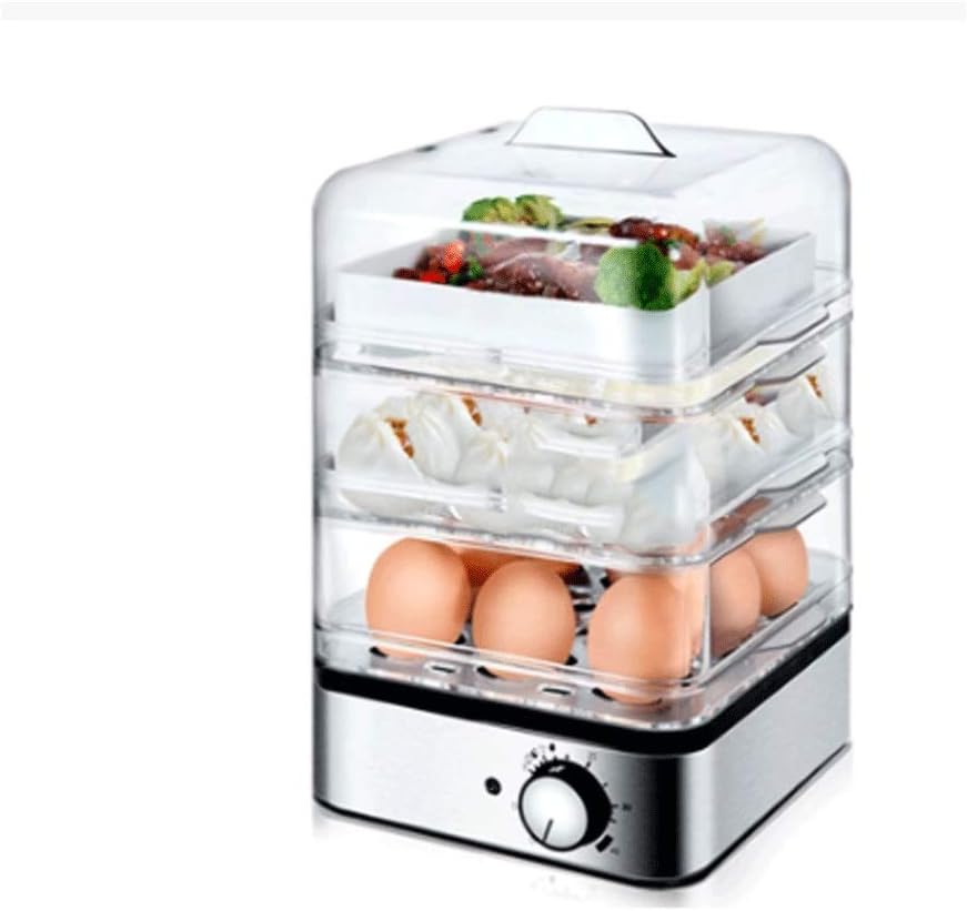 220V 360W Household Electric Multifunctional Egg Cooker for Up To 8 Eggs Boiler Steamer Cooking Tools Kitchen Three Layers