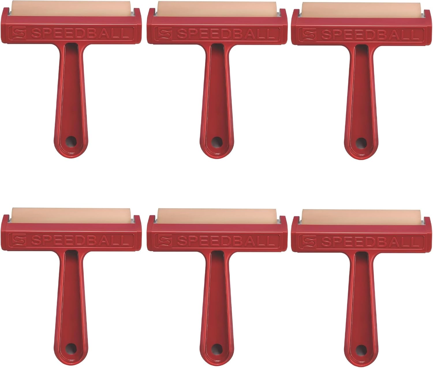 Speedball Pop-in Soft Rubber Brayer, 4