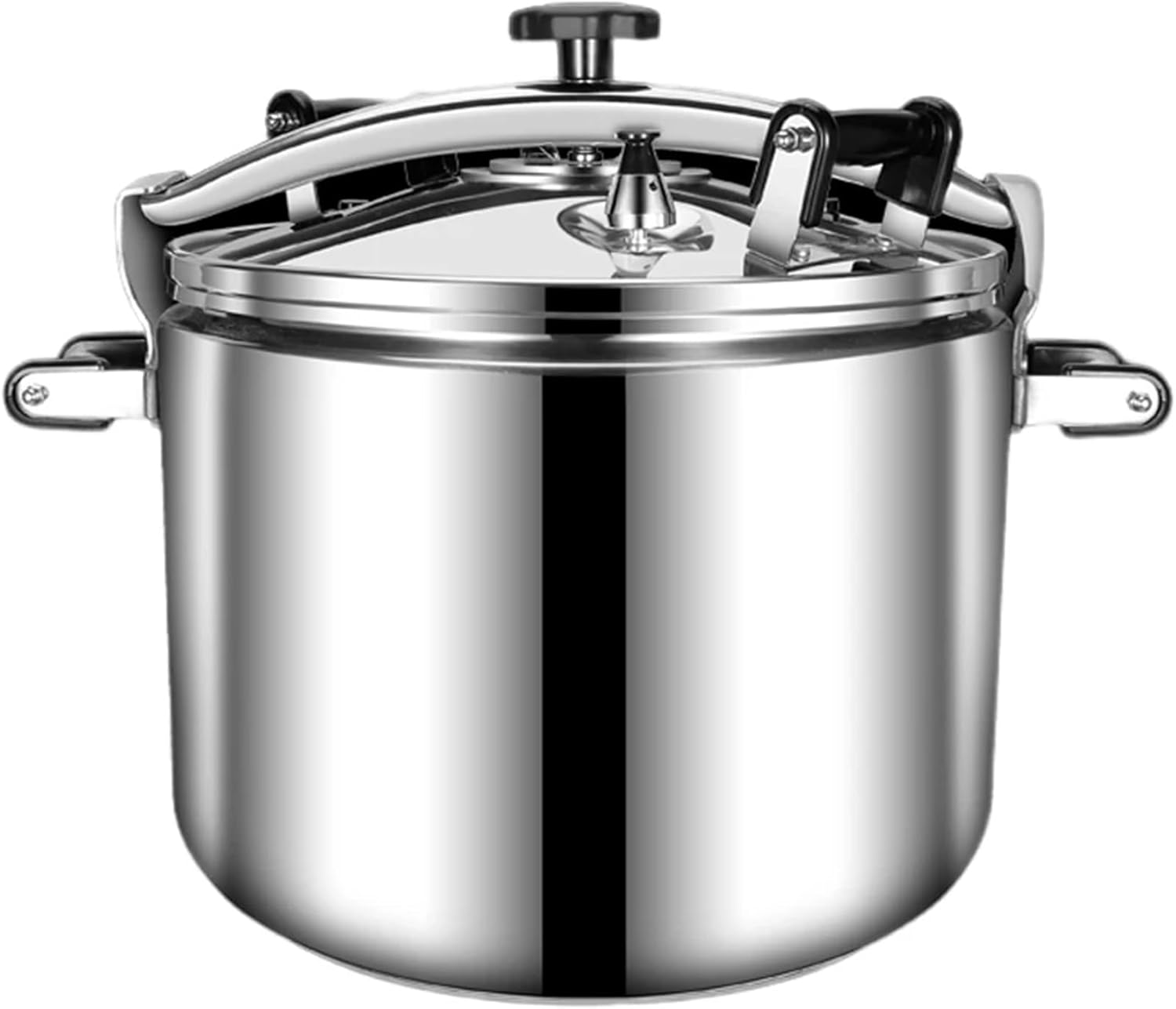 Large 18 Quart Professional Pressure Cooker, 304 Stainless Steel Pressure Cooker Extra Large Canning Pot Commercial Canner Ideal for Industry Usage,18qt,26 Quarts